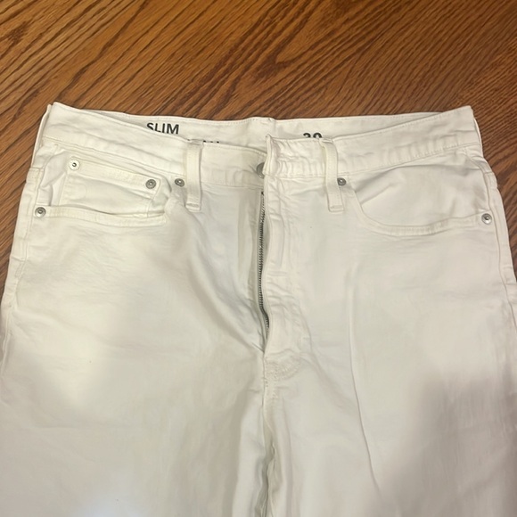 Re Imagined by J Crew Woman’s White Slim Boyfriend Jeans Size 30 - Picture 3 of 8